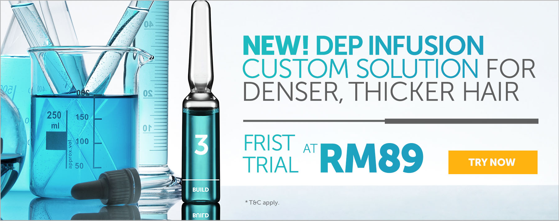 NEW! DEP INFUSION Custom Solution for Denser, Thicker Hair