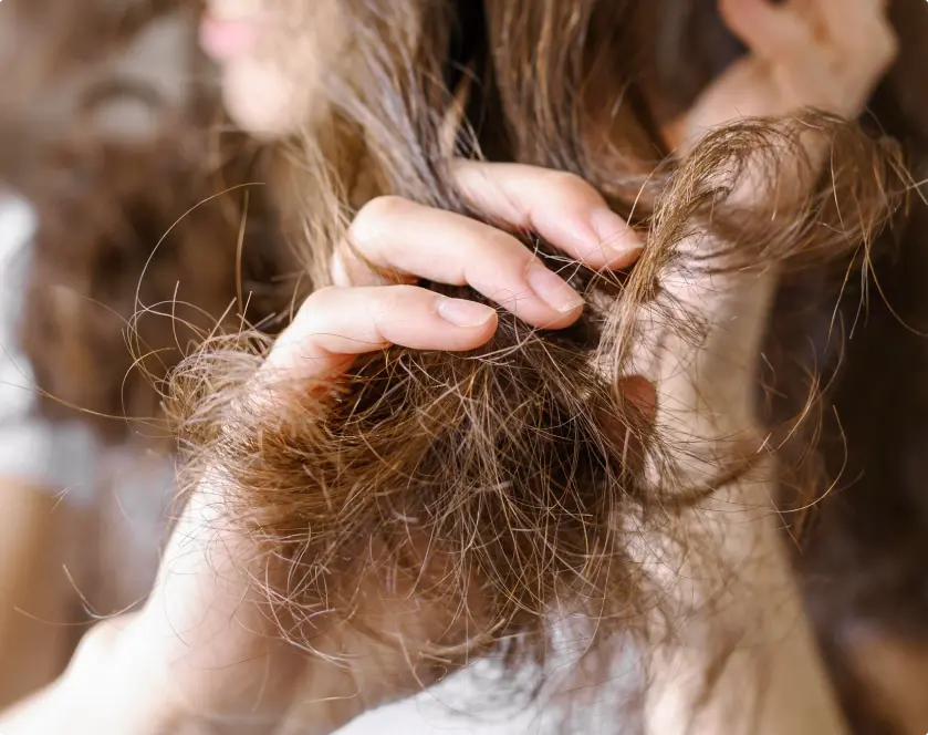 Battling weak, limp, or damaged strands.