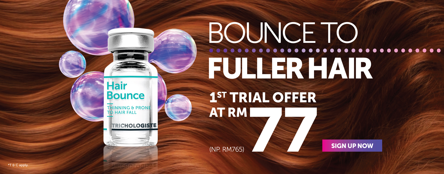 Hair Bounce at RM77